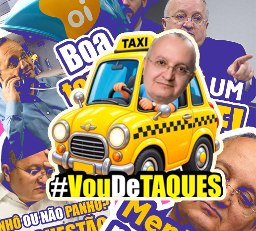 Figurinhas de WhatsApp da campanha #VouDeTaques.